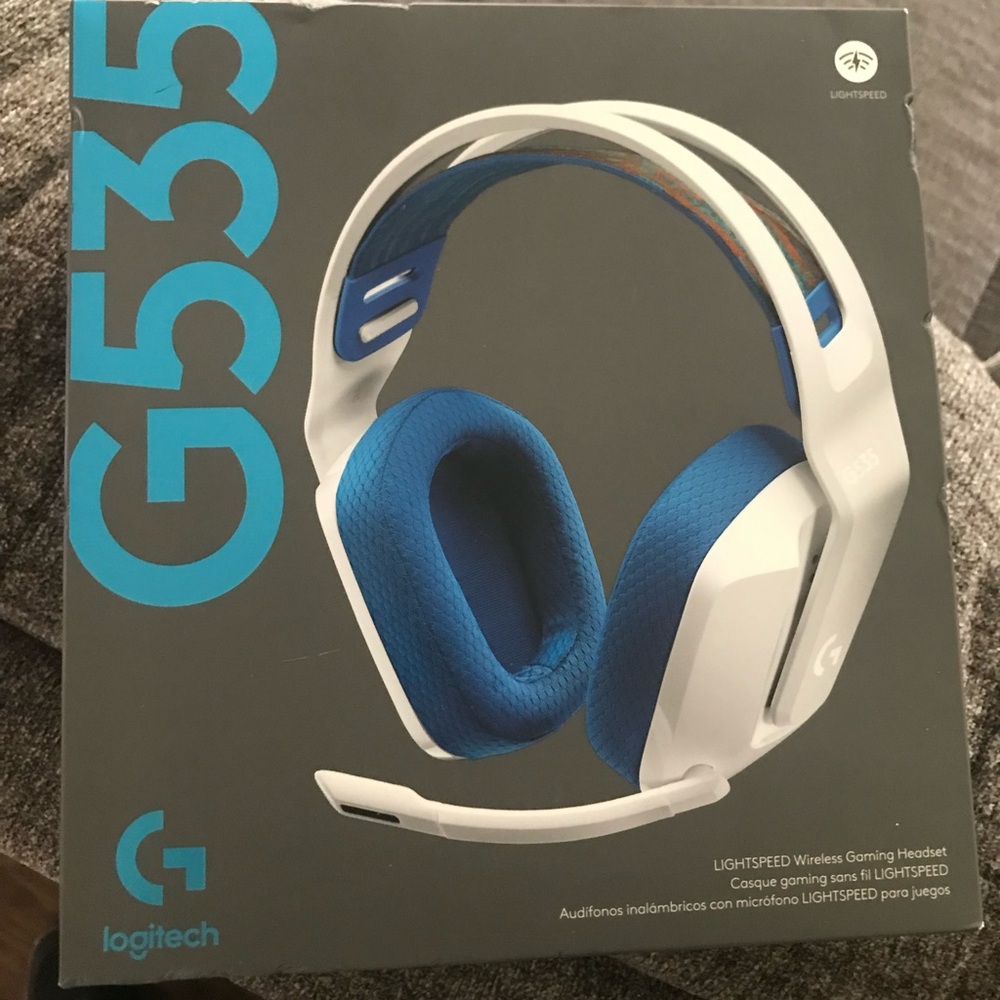 Logitech G535 Wireless Headset - Blue & White